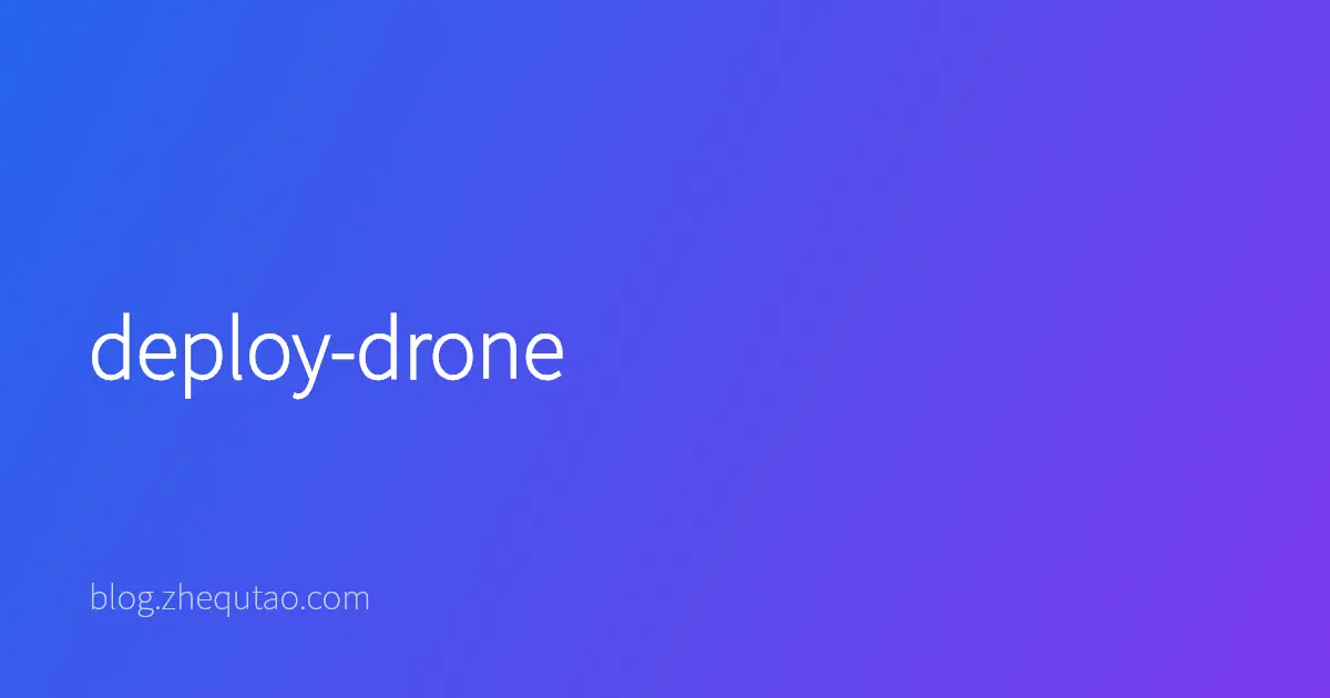 deploy-drone