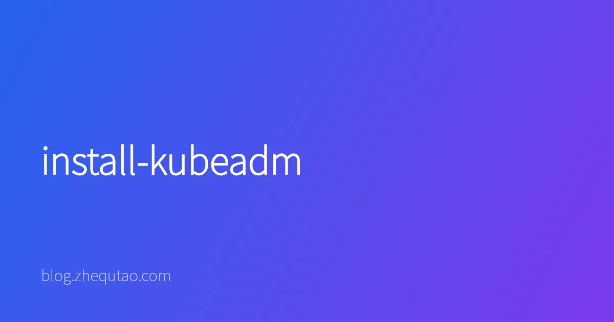 install-kubeadm